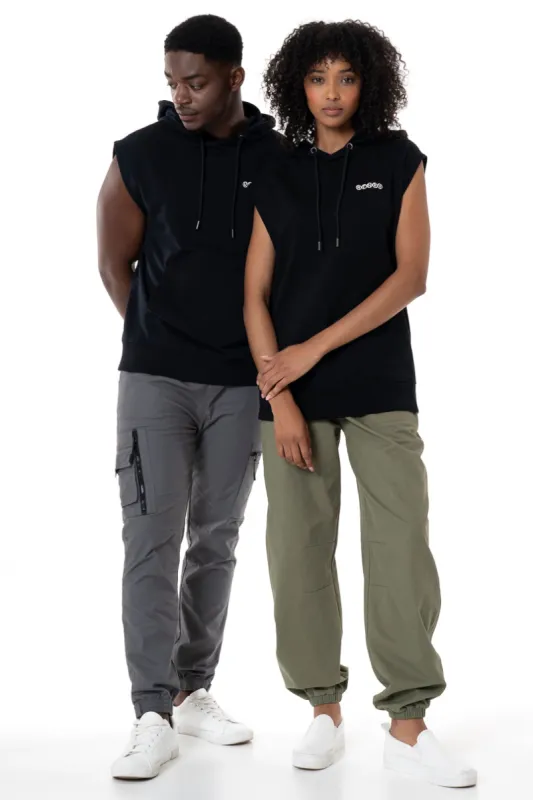 Unisex Sleeveless Hoodie _ 145379 _ Black sold by Refinery