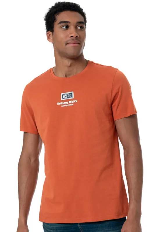 Branded T-Shirt _ 158105 _ Orange sold by Refinery