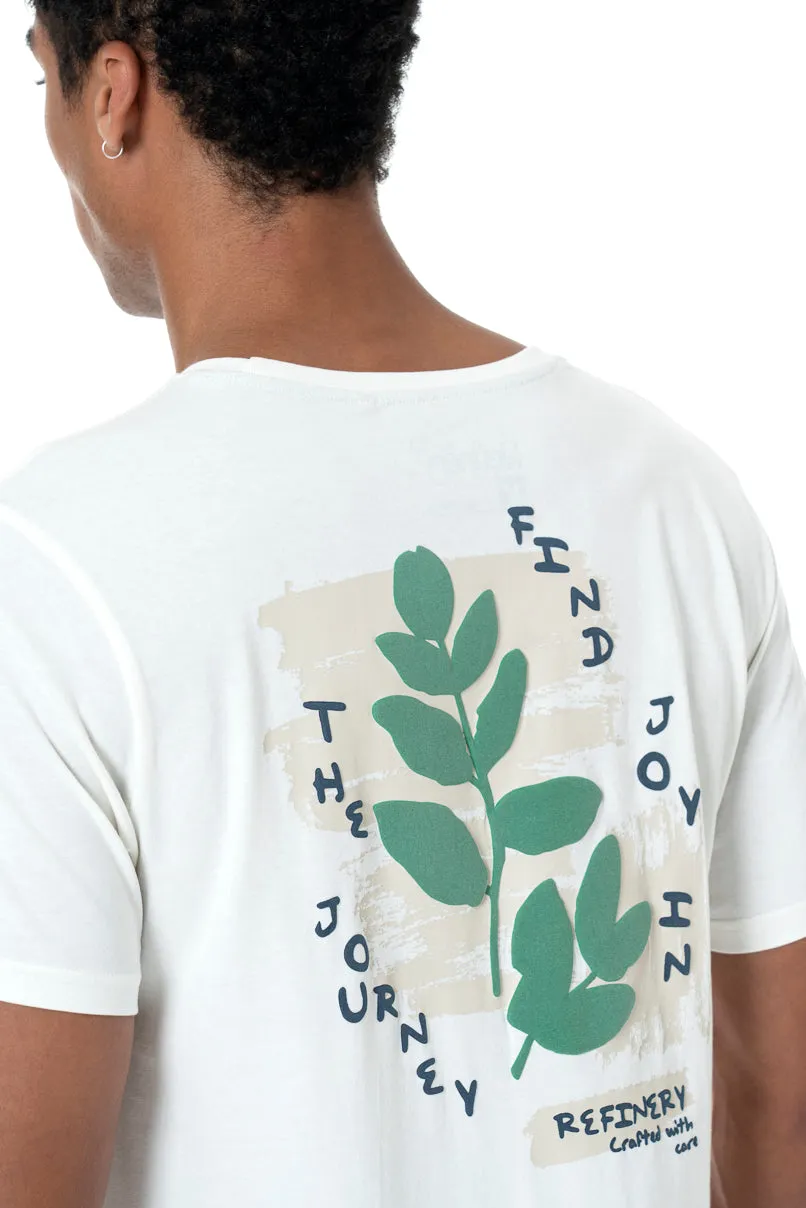 Statement T-Shirt _ 158106 _ Off White sold by Refinery product image thumbnail 3