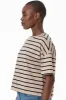 Boxy T-Shirt _ 154937 _ Stone sold by Refinery