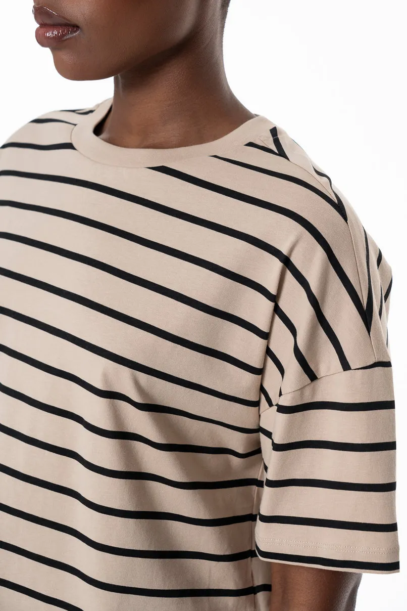 Boxy T-Shirt _ 154937 _ Stone sold by Refinery product image thumbnail 4