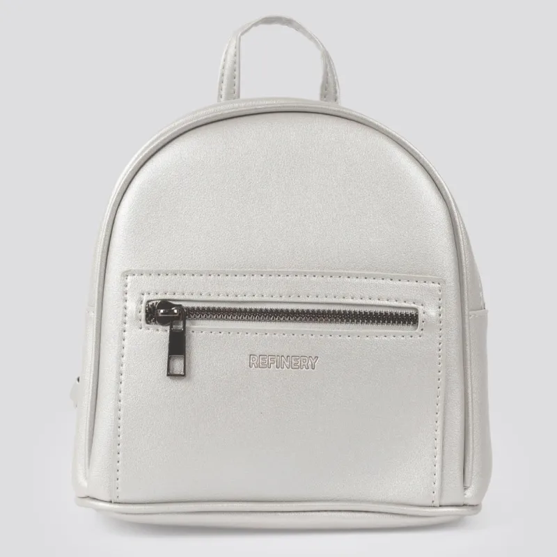 Girls Mini Backpack _ 153536 _ Cream sold by Refinery