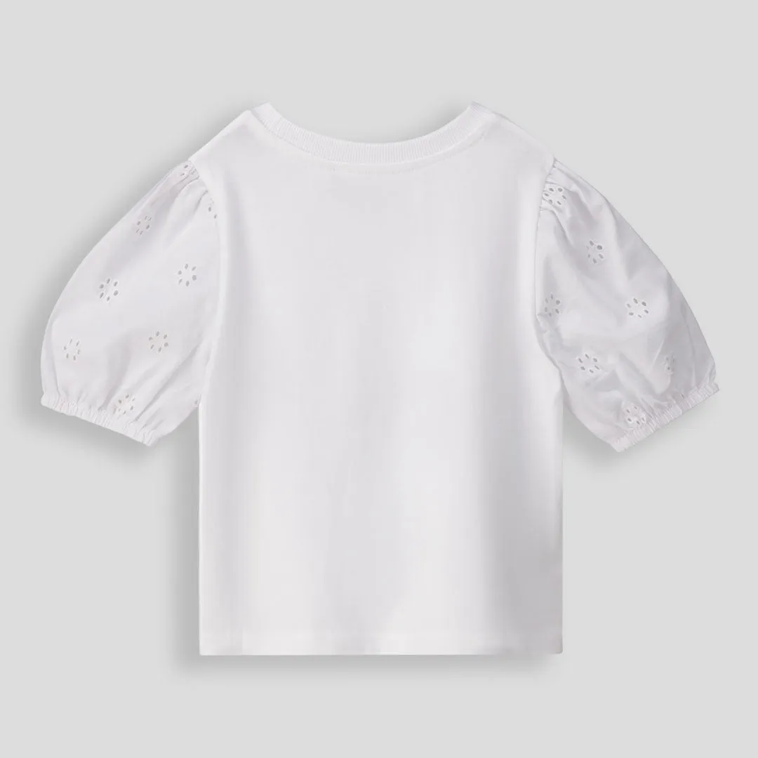 Girls Puff Sleeve Tee sold by Refinery product image thumbnail 2