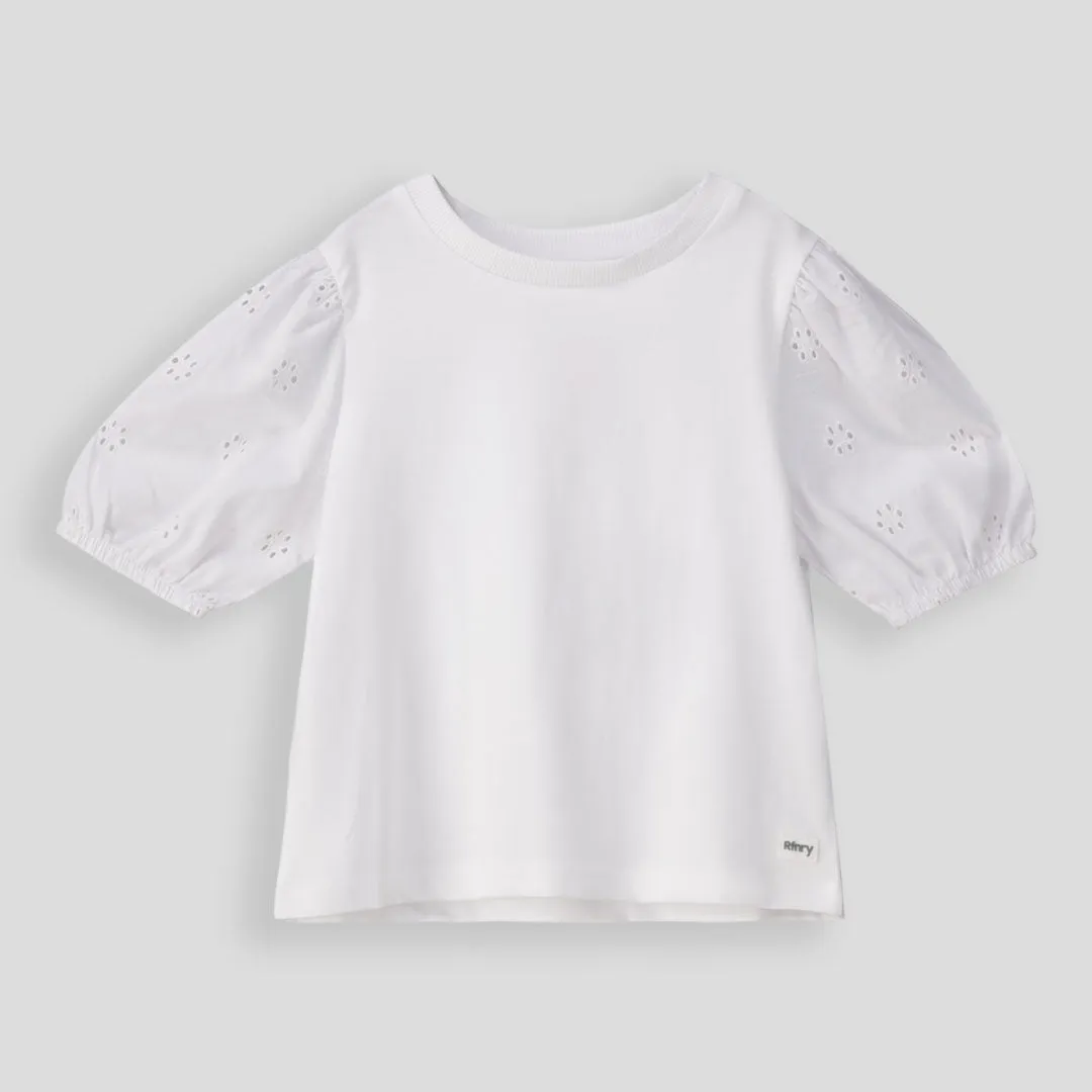 Girls Puff Sleeve Tee sold by Refinery