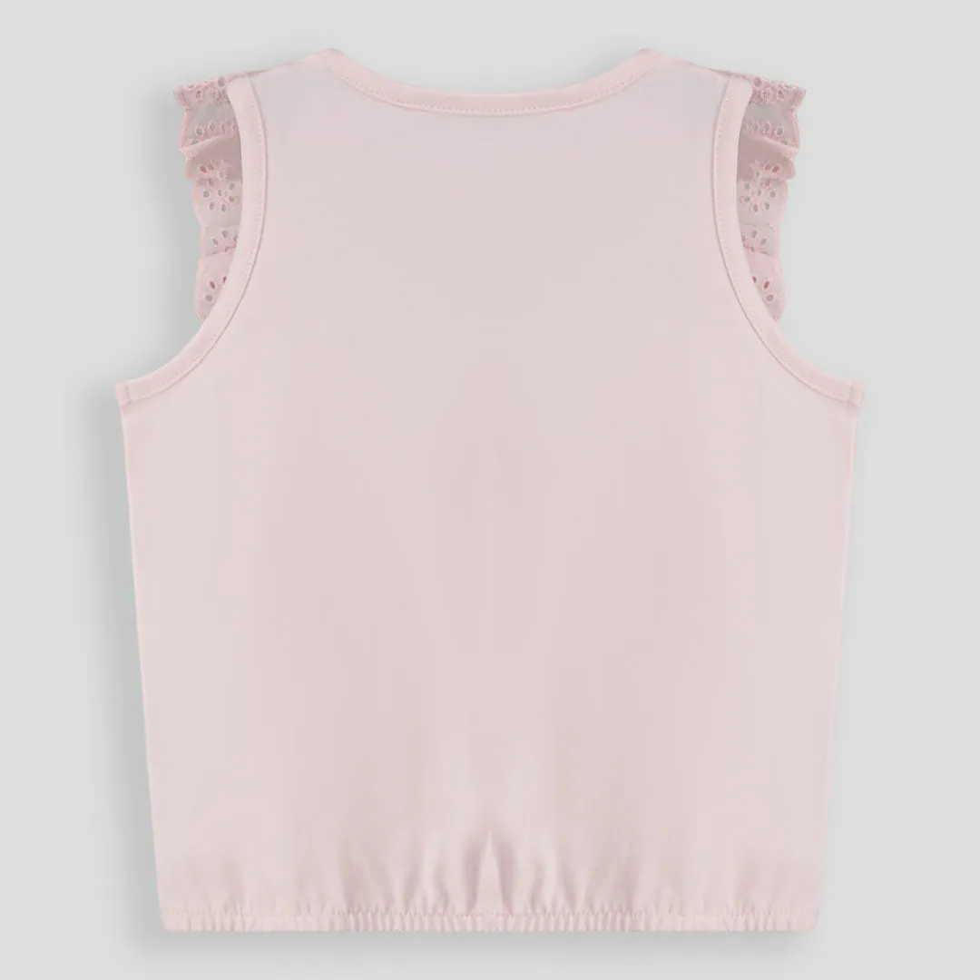 Girls Frill Tee Light Pink sold by Refinery product image thumbnail 3