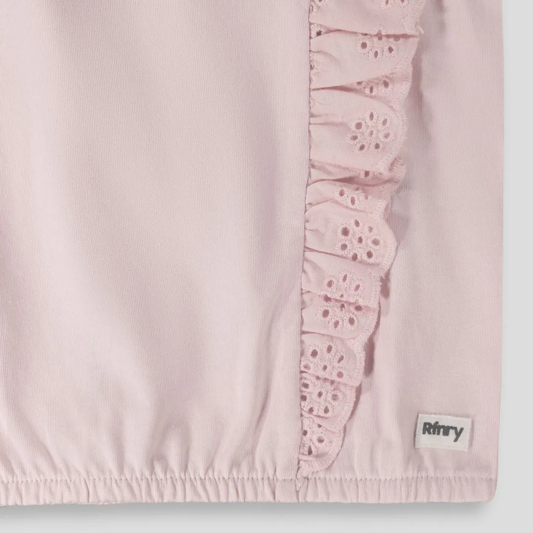 Girls Frill Tee Light Pink sold by Refinery product image thumbnail 2