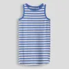 Girls Tank Top Dress _ 155106 _ Blue sold by Refinery
