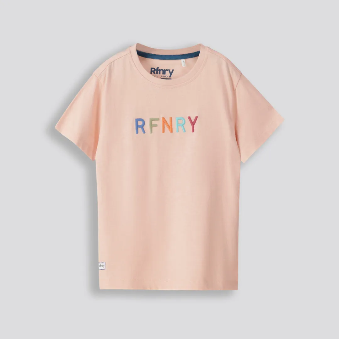 Branded Tee _ 153309 _ Peach sold by Refinery