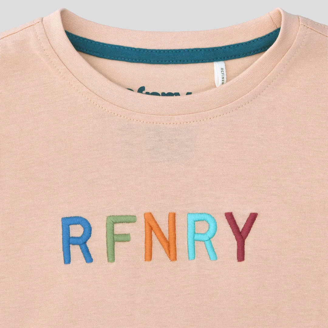 Branded Tee _ 153309 _ Peach sold by Refinery product image thumbnail 2