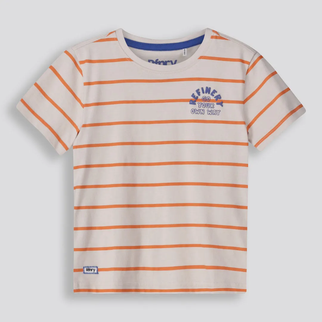 Boys Stripe Tee sold by Refinery