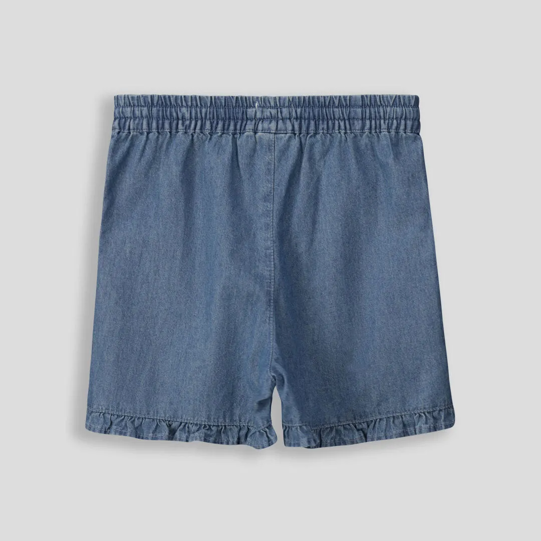 Girls Frill Hem Shorts sold by Refinery product image thumbnail 4