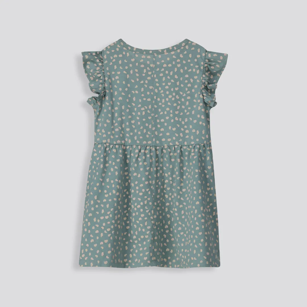 Girls Flutter Sleeve Dress sold by Refinery product image thumbnail 2