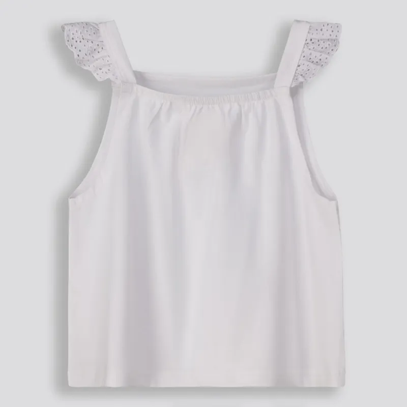Girls Swing Top _ 153248 _ Optic White sold by Refinery