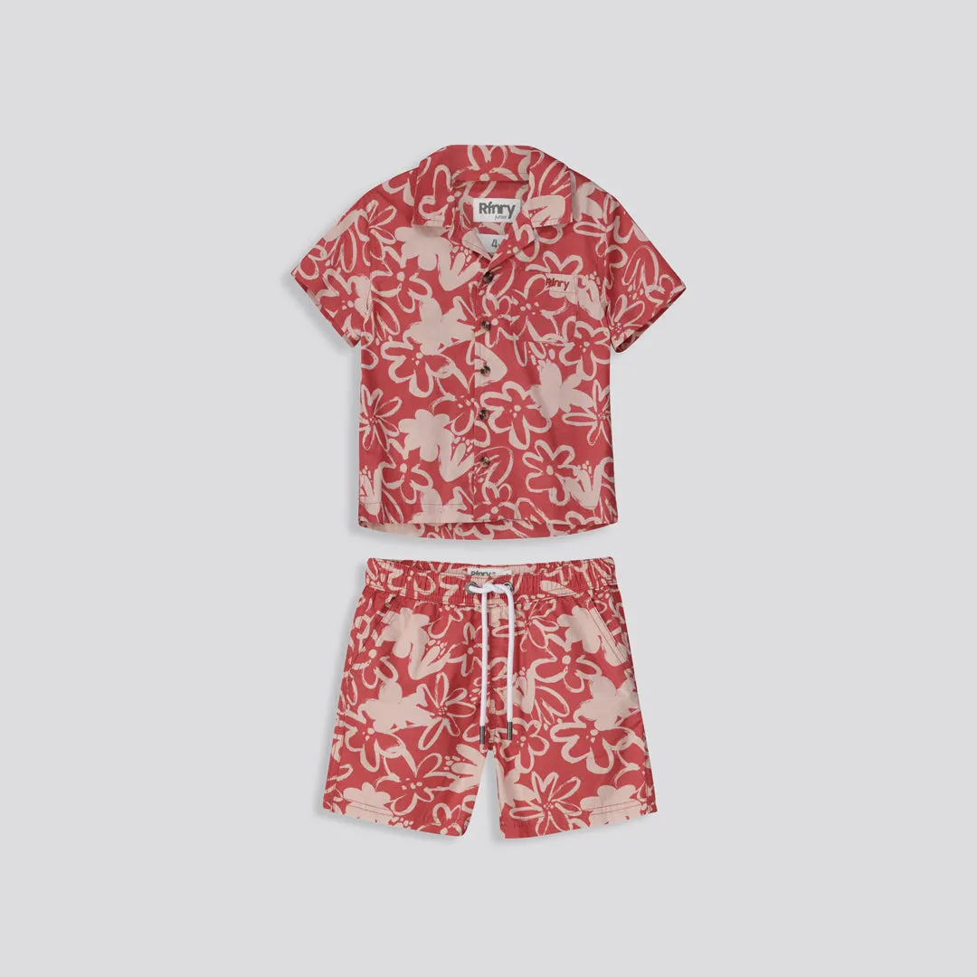 Boys Pool Shorts _ 155097 _ Red sold by Refinery product image thumbnail 3