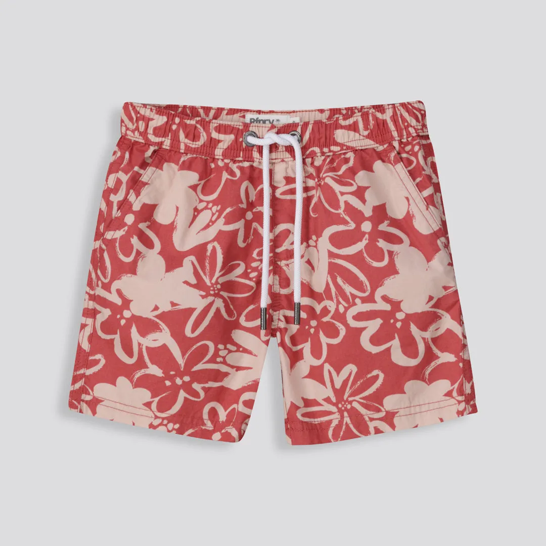 Boys Pool Shorts _ 155097 _ Red sold by Refinery