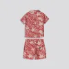 Boys Printed Shirt _ 155082 _ Red sold by Refinery