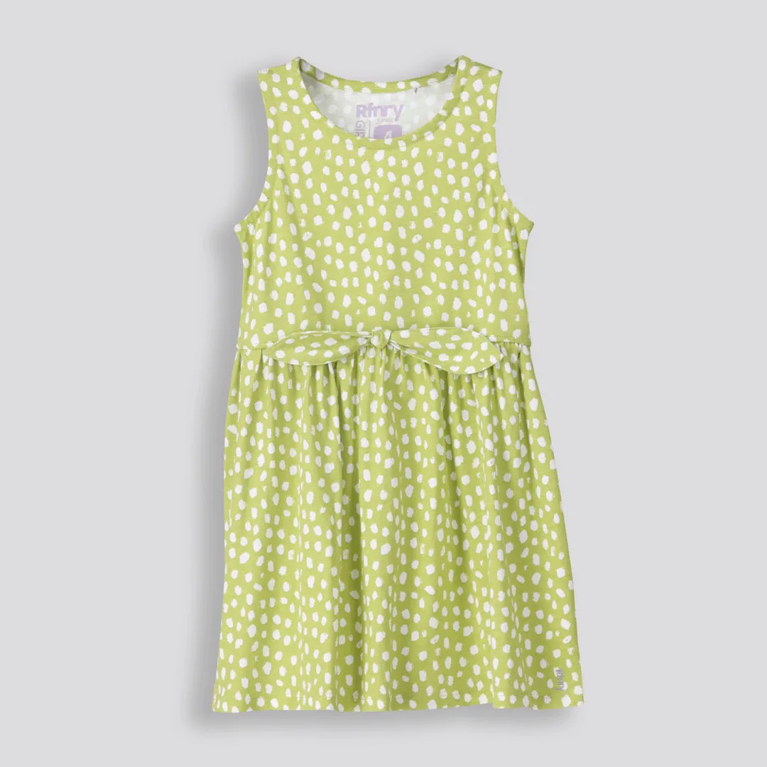 Girls Tank Dress _ 153568 _ Green sold by Refinery