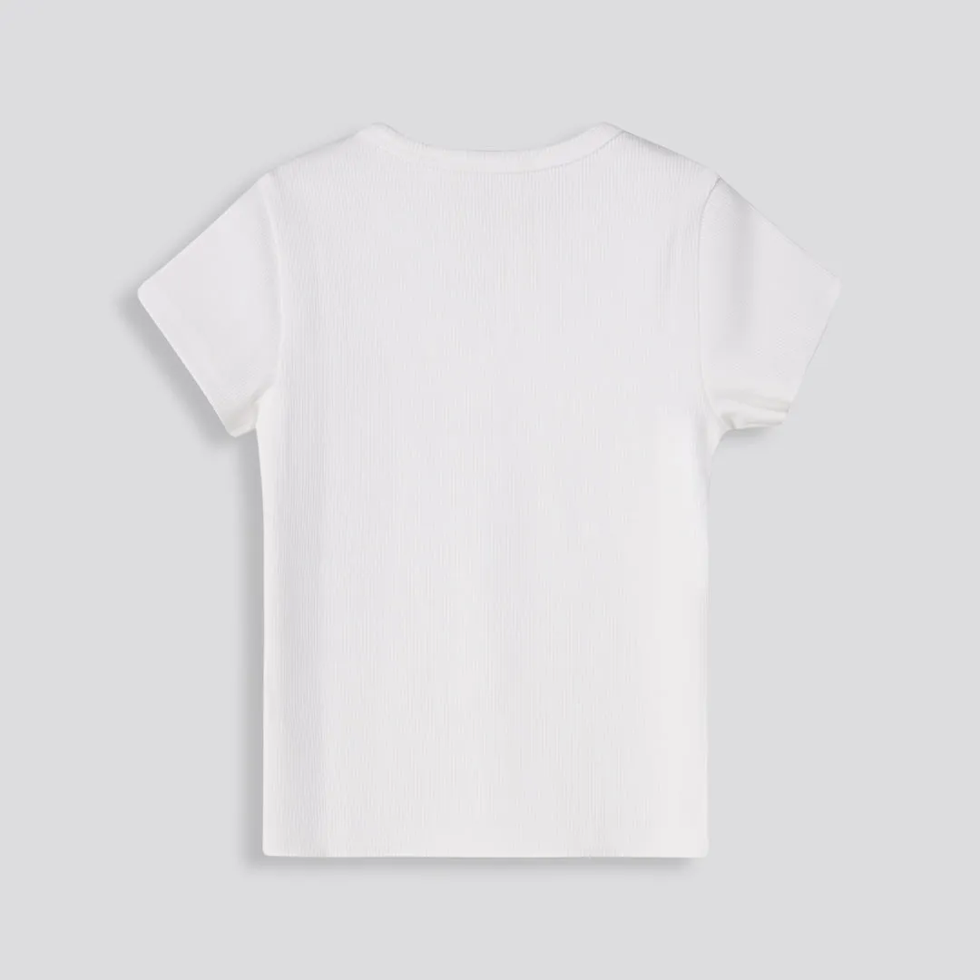 Girls Ribbed Tee sold by Refinery product image thumbnail 3