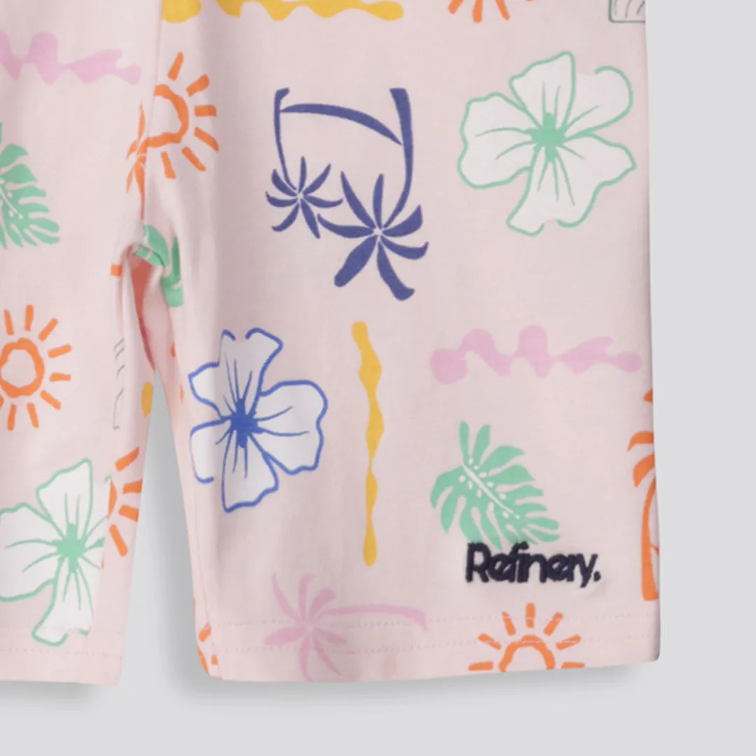 Girls Biker Shorts _ 155447 _ Pale Pink sold by Refinery product image thumbnail 2