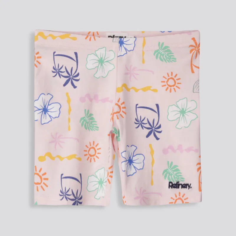 Girls Biker Shorts _ 155447 _ Pale Pink sold by Refinery