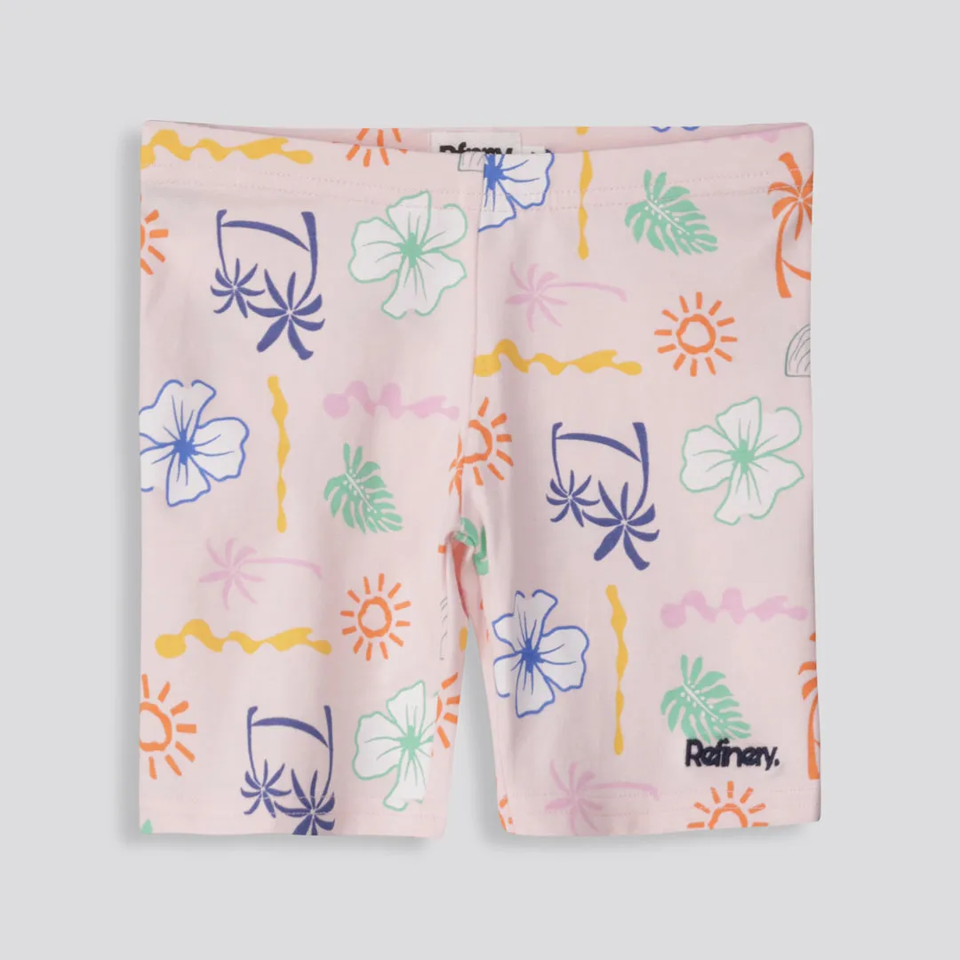 Girls Biker Shorts _ 155447 _ Pale Pink sold by Refinery