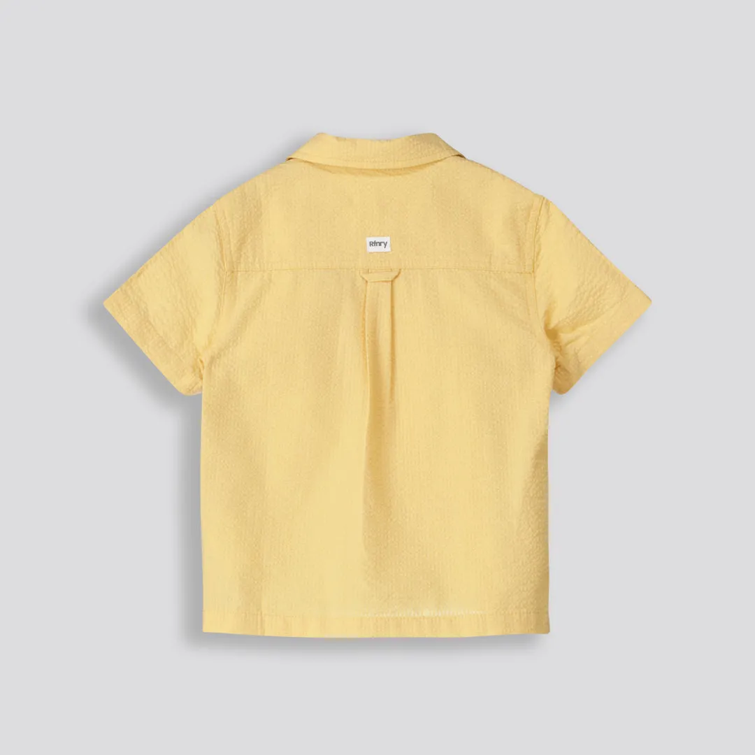 Boys Seersucker Shirt _ 153242 _ Yellow sold by Refinery product image thumbnail 4