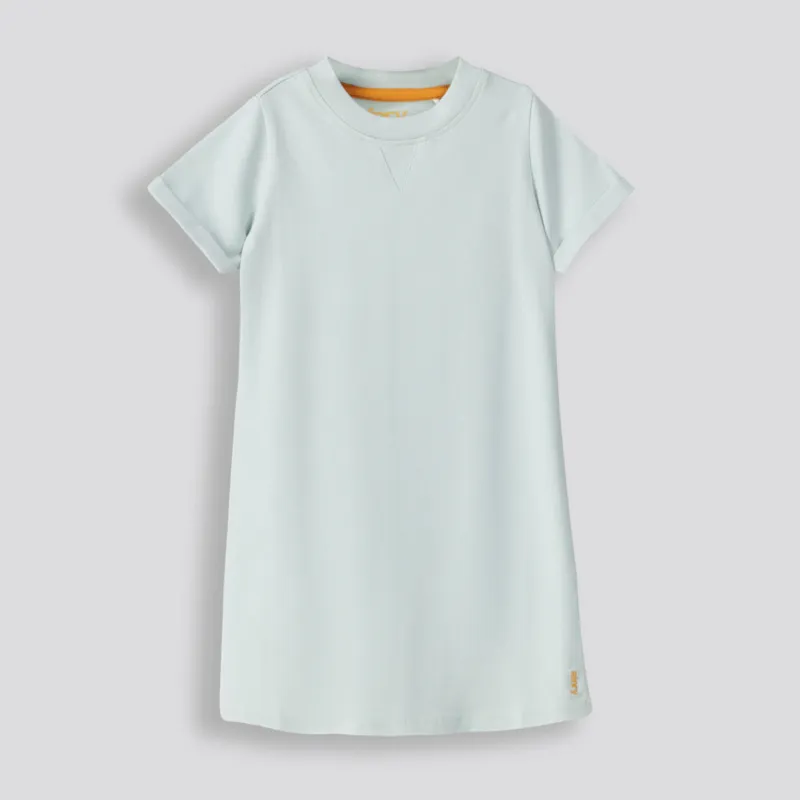 Girls T-Shirt Dress _ 153434 _ Sage sold by Refinery