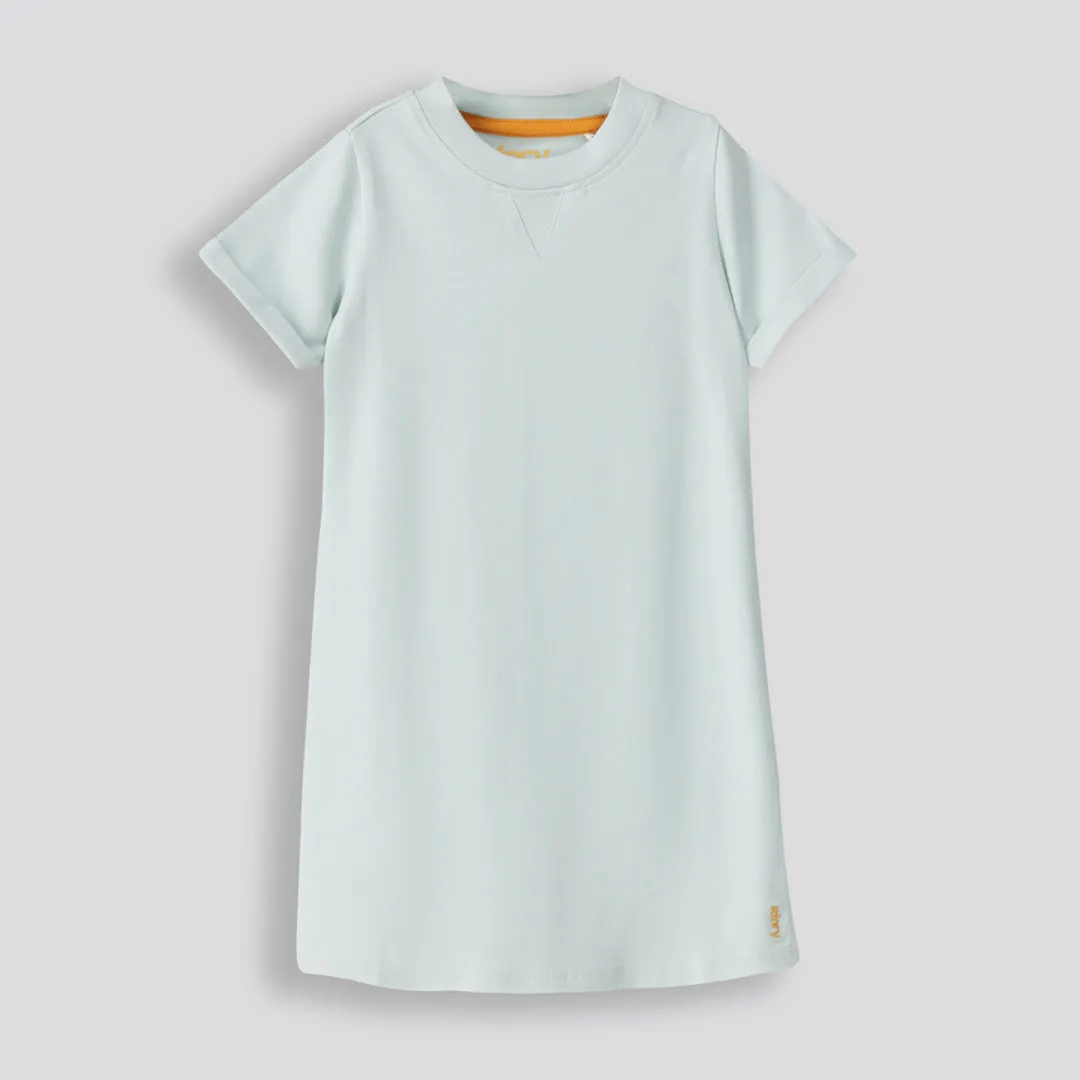 Girls T-Shirt Dress _ 153434 _ Sage sold by Refinery