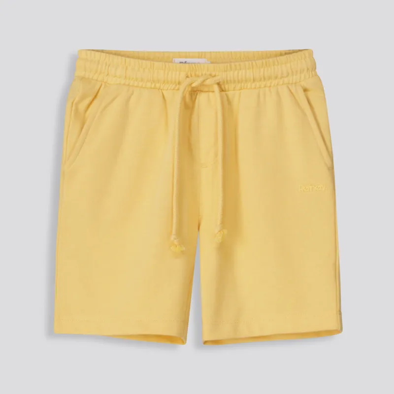 Boys Trackie Shorts _ 153342 _ Yellow sold by Refinery