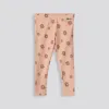 Girls Printed Cotton Leggings _ 153616 _ Coral sold by Refinery