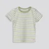 Girls Ribbed Stripe Tee _ 154807 _ Green sold by Refinery