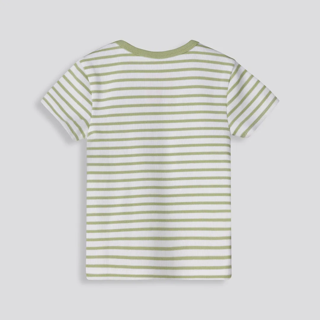 Girls Ribbed Tee sold by Refinery product image thumbnail 3