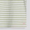 Girls Ribbed Stripe Tee _ 154807 _ Green sold by Refinery