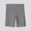Girls Ribbed Cycle Shorts _ 153530 _ Charcoal sold by Refinery