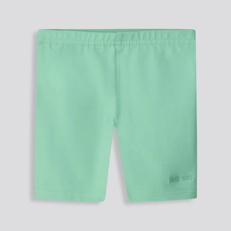 Girls Cycle Shorts _ 153519 _ Green sold by Refinery