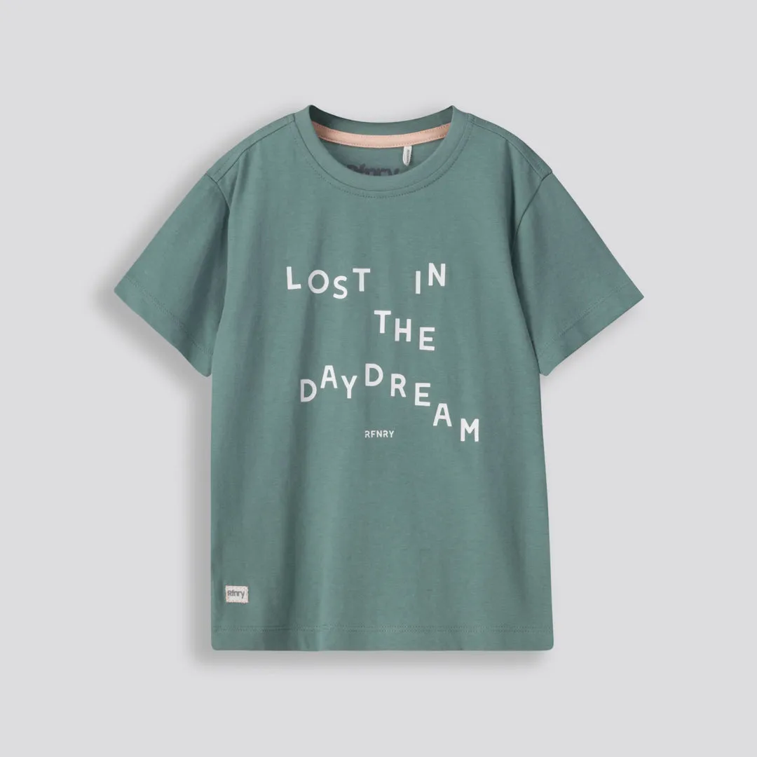 Boys Branded Tee _ 153321 _ Green sold by Refinery