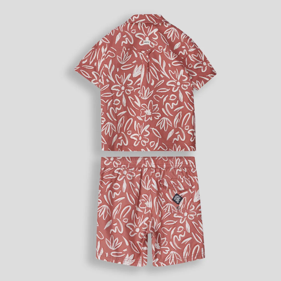 Boys Printed Short _ 153209 _ Brick sold by Refinery product image thumbnail 4