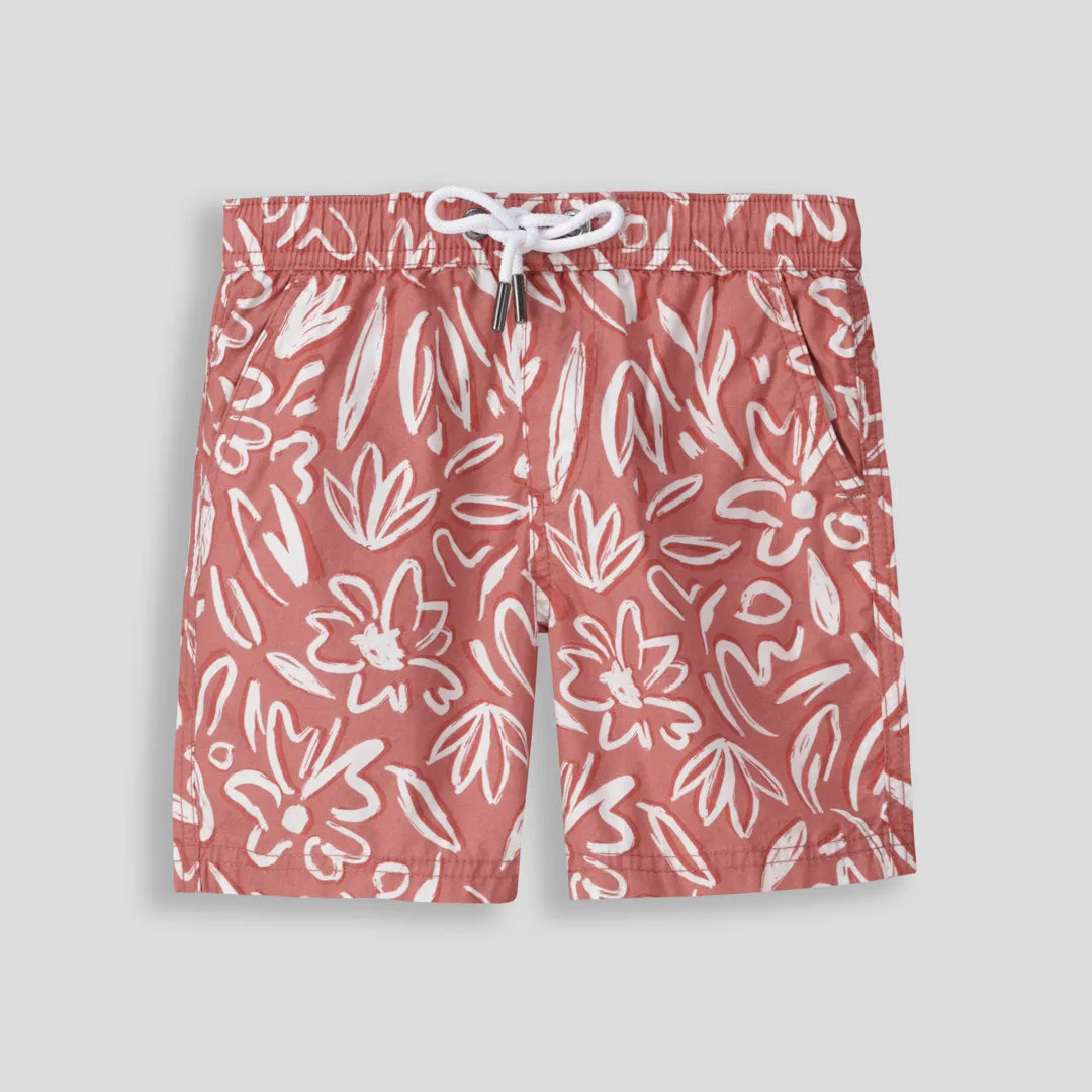 Boys Printed Short _ 153209 _ Brick sold by Refinery