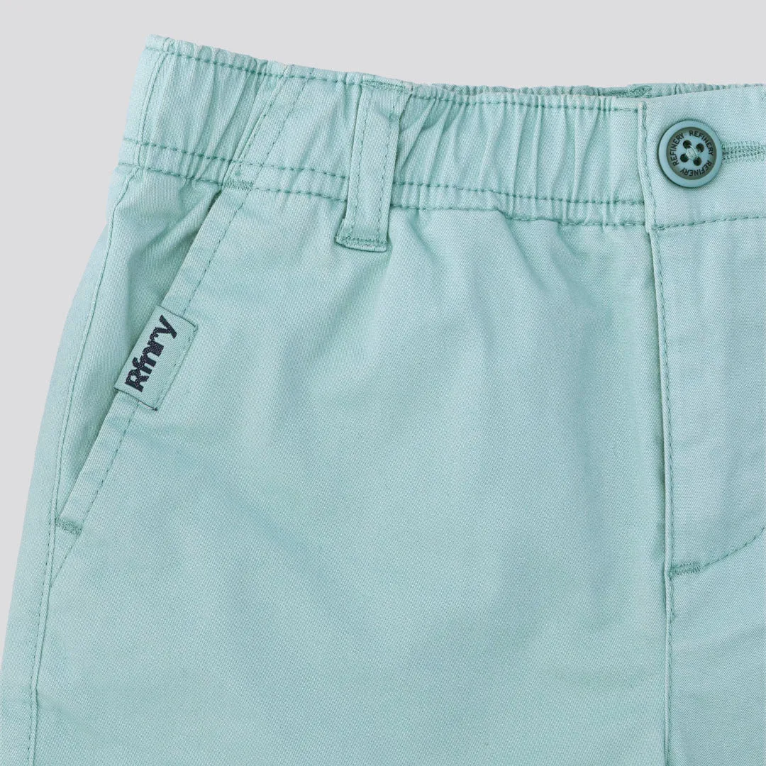 Boys Chino Shorts _ 153142 _ Aqua sold by Refinery product image thumbnail 3