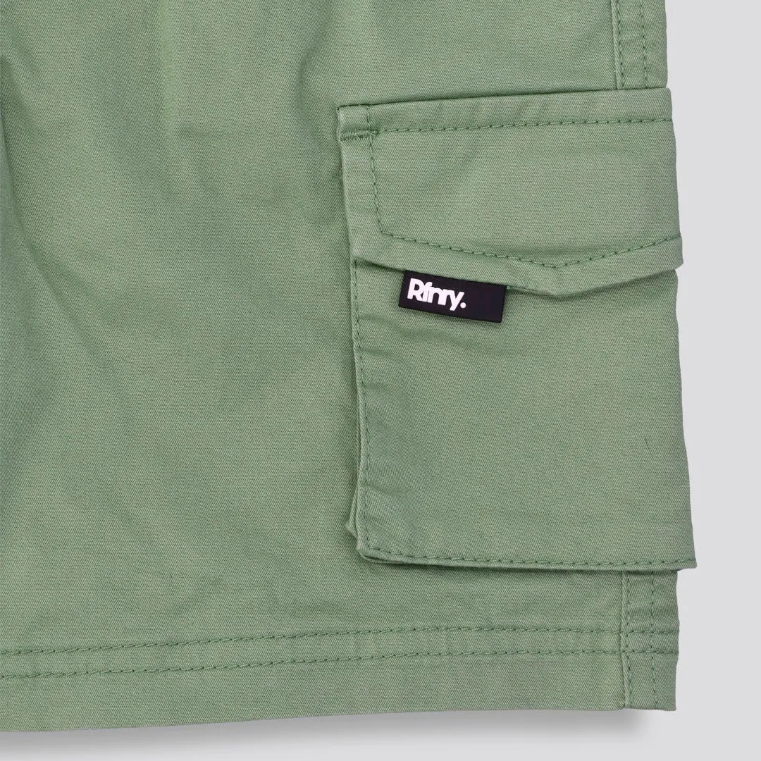 Boys Cargo Shorts _ 153129 _ Fatigue sold by Refinery product image thumbnail 3