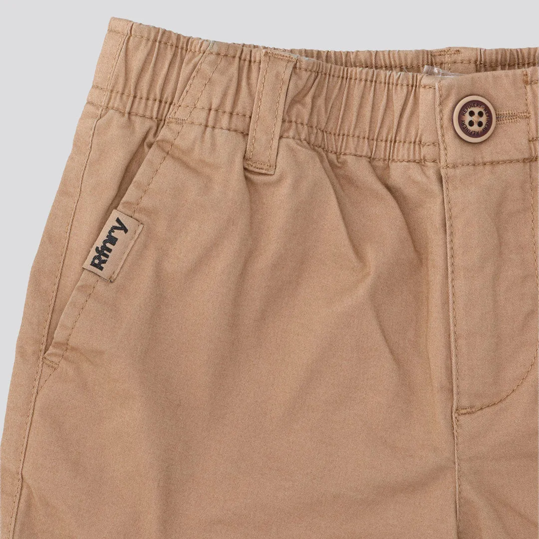 Boys Chino Shorts _ 153142 _ Stone sold by Refinery product image thumbnail 3