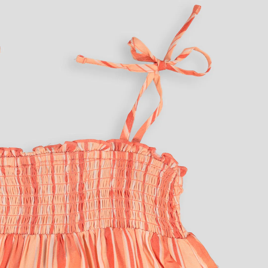 Girls Shirred Dress sold by Refinery product image thumbnail 3