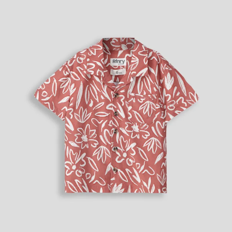 Boys Printed Shirt _ 153165 _ Brick sold by Refinery