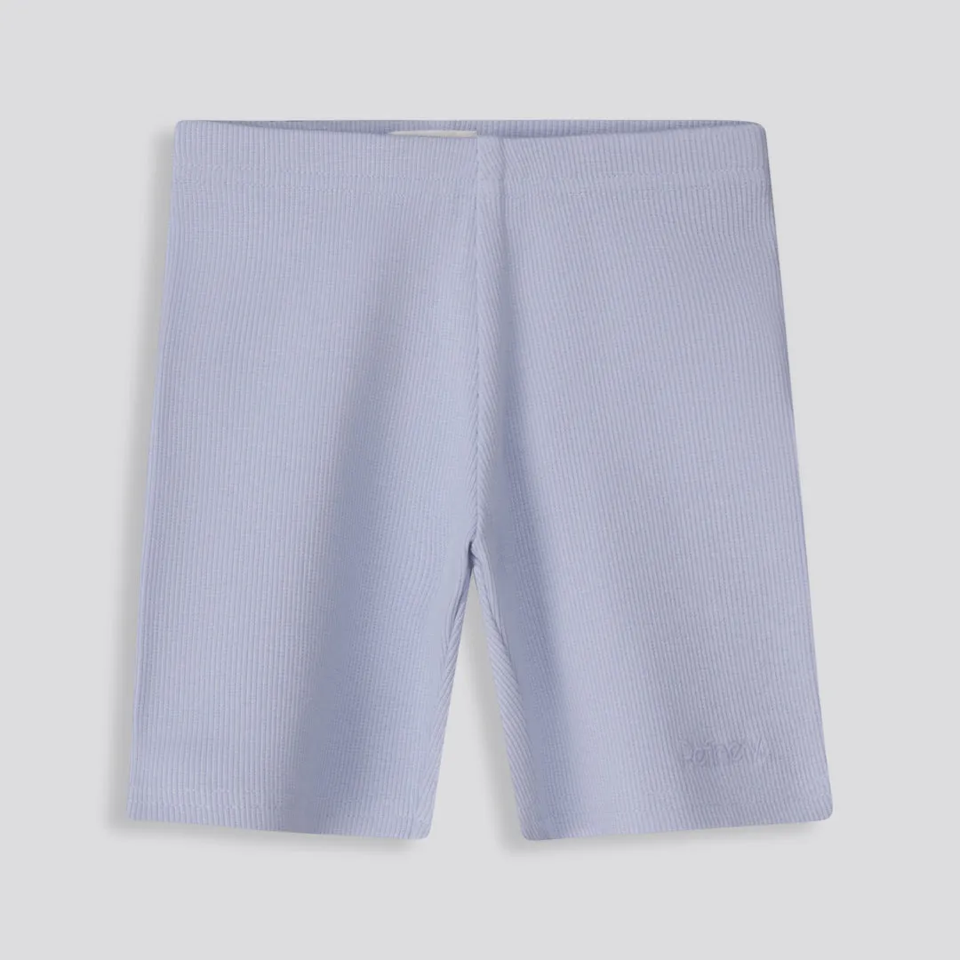 Girls Ribbed Biker Shorts _ 153524 _ Blue sold by Refinery