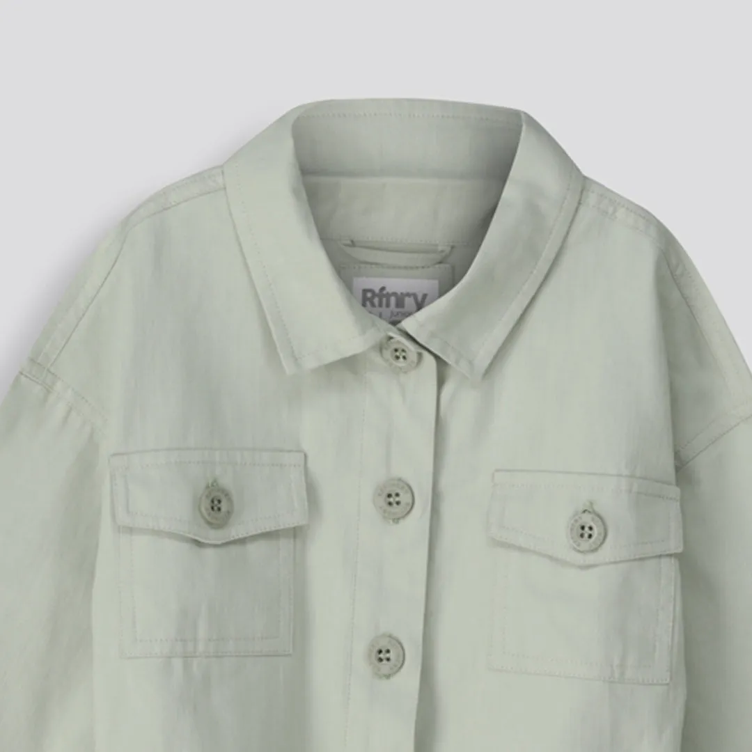 Girls Twill Jacket sold by Refinery product image thumbnail 2