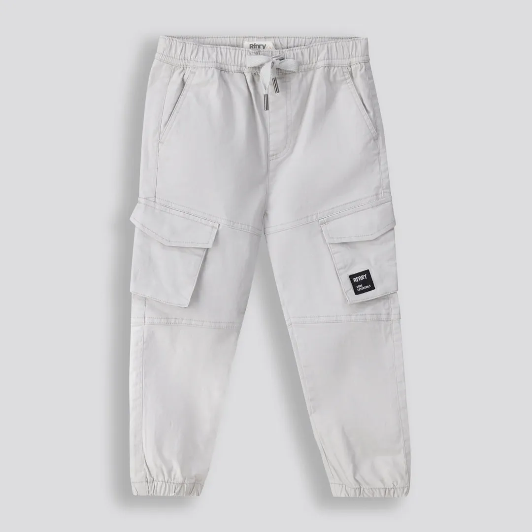 Boys Cargo Pants _ 153159 _ Grey sold by Refinery