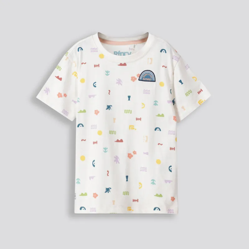 Boys Branded Tee _ 153320 _ Off White sold by Refinery