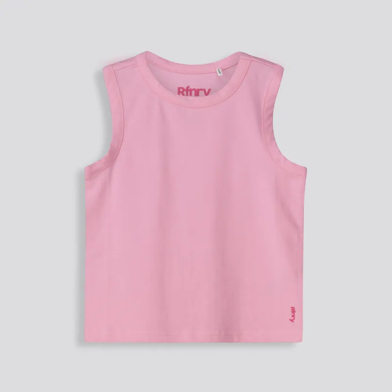 Girls Tank Top _ 153548 _ Pink sold by Refinery