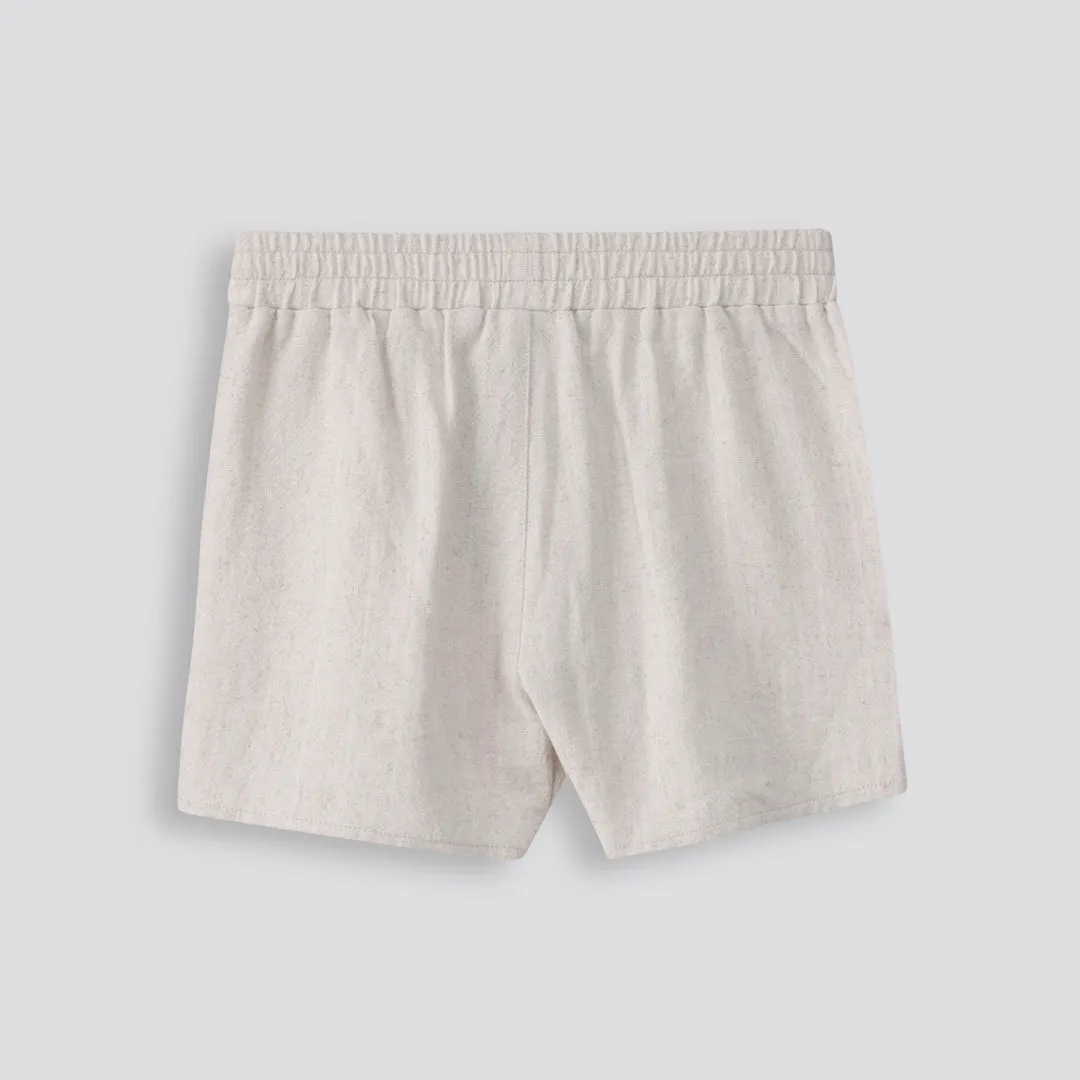 Girls Linen - Like Shorts _ 153424 _ Natural sold by Refinery product image thumbnail 4