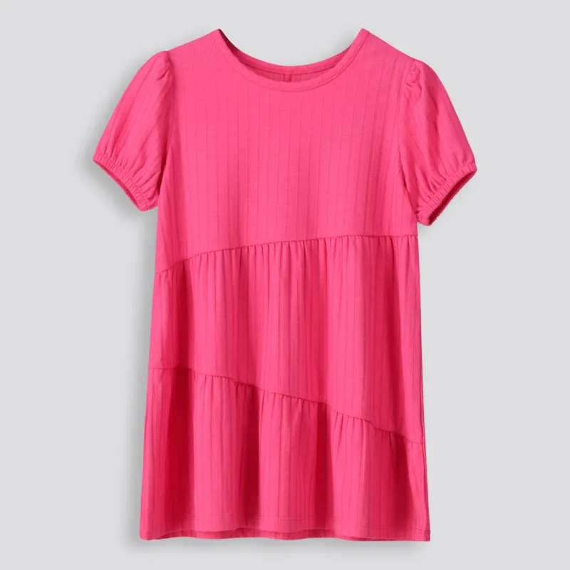 Girls Ribbed Dress sold by Refinery